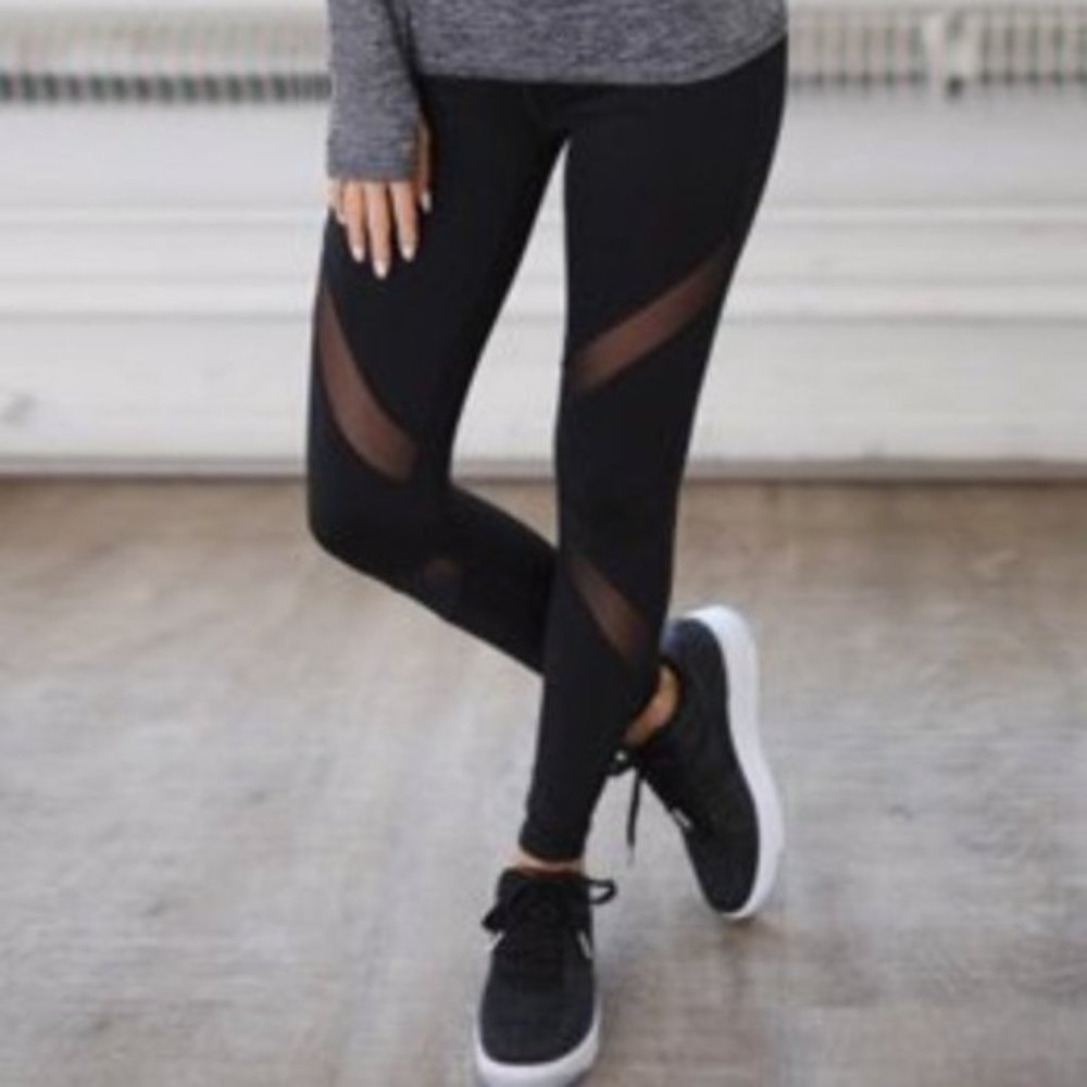 bebe sport mesh legging